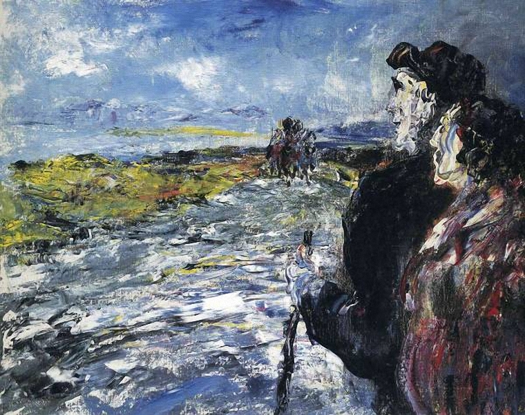 Waiting For The Long Car by Jack Butler Yeats, c.1948